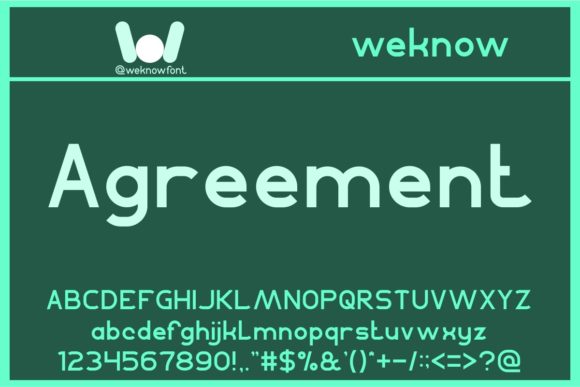 Agreement: The Clean Display Font for Modern Brands