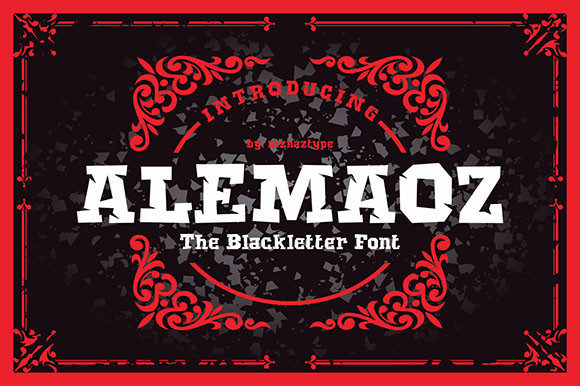 Alemaoz: A Vintage Font with Modern Edge for Bold Brands