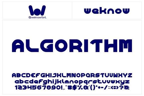 Algorithm: The Bold Display Typeface for Modern Projects
