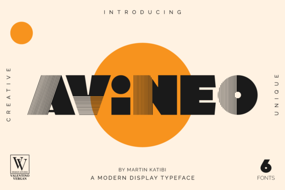 Avineo: The Modern Display Typeface for Bold Branding