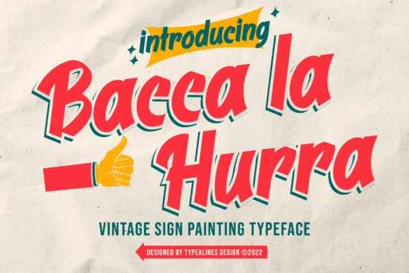 Bacca La Hurra: A Font That Commands Attention in Any Design