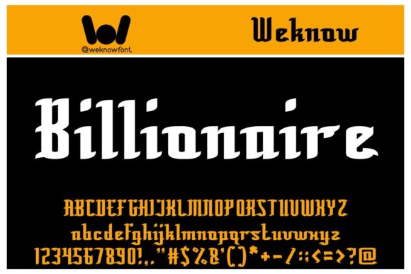 Billionaire: The Font That Commands Attention in Any Project