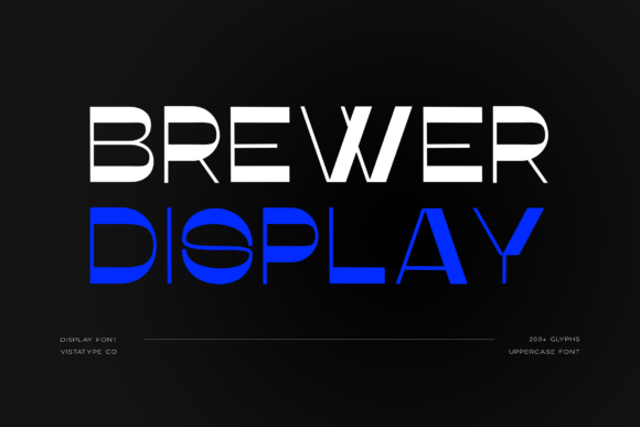 Brewer Display: A Retro Font with Modern Appeal