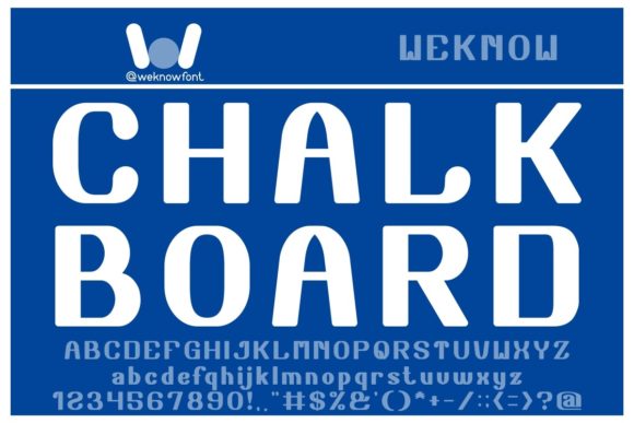 Chalk Board: The Display Font That Commands Attention