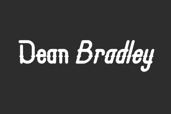 Dean Bradley: A Cool Vintage Font for Modern Brands