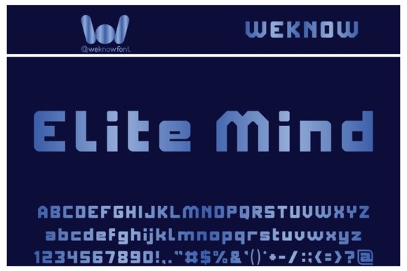 Elite Mind: The Bold Typeface for Modern Brands