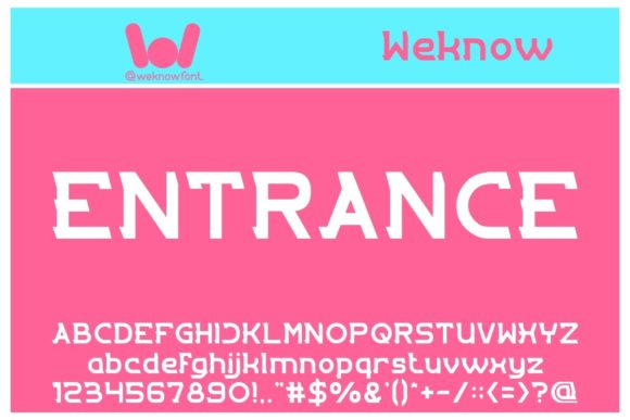 Entrance: A Bold Typeface for Commanding Visuals