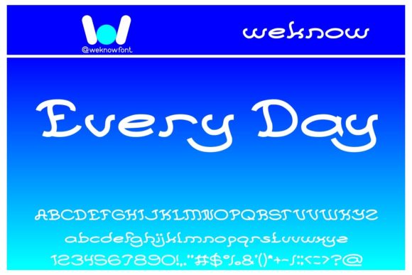 Every Day: The Casual Display Font for Modern Brands