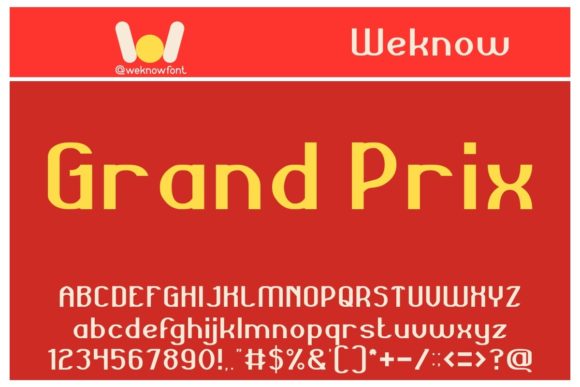 Grand Prix: A Typeface That Captures Speed and Style