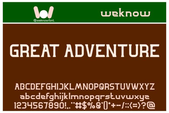 Great Adventure: A Retro Font with Modern Versatility