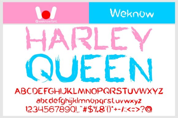 Harley Queen: The Edgy Display Font for Bold Designers
