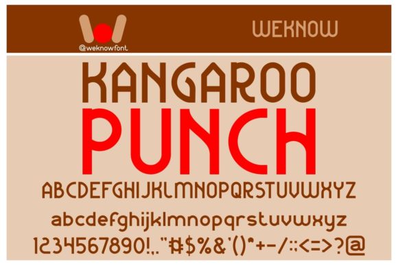 Kangaroo Punch: A Font That Commands Attention