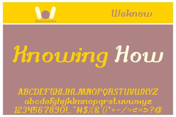 Knowing How: A Typeface for Bold, Expressive Branding