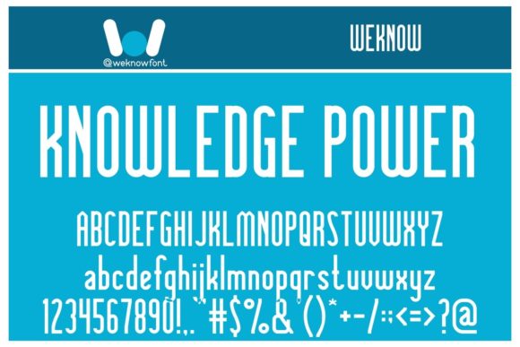 Knowledge Power: A Display Font for Impactful Design