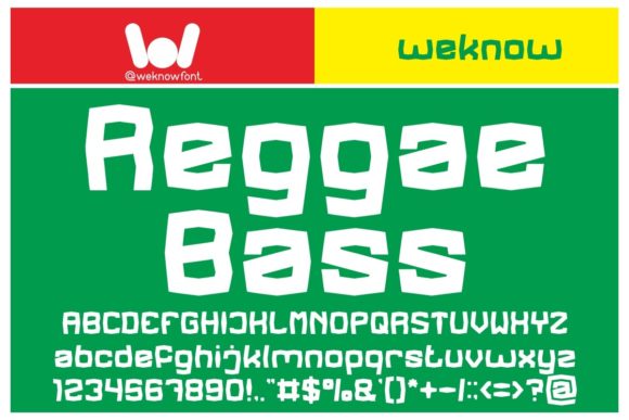 Reggae Bass: The Energetic Typeface for Bold Branding