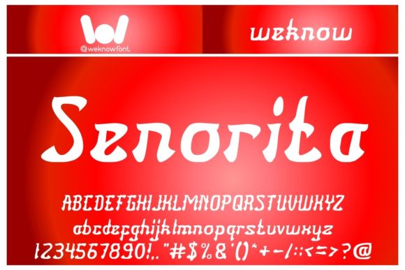 Senorita Font: Adding Sophisticated Flair to Modern Design