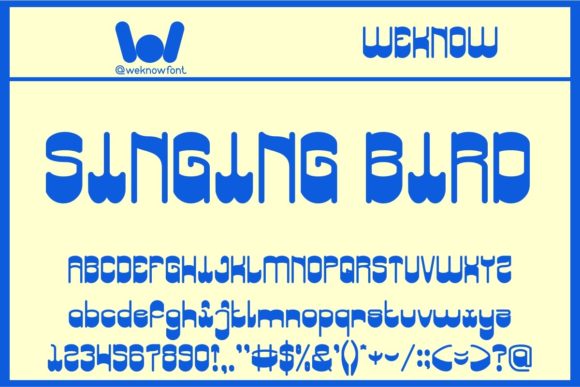 Singing Bird: A Font That Sings with Personality