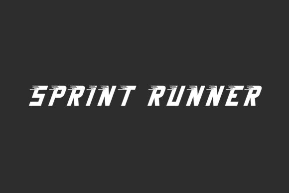 Sprint Runner: A Typeface Built for Speed and Impact