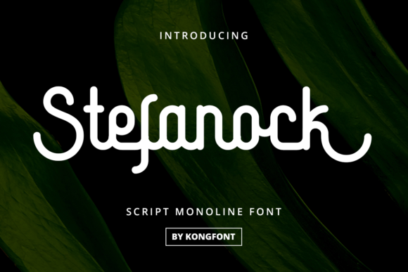Stefanock: A Modern Display Font for Bold Creators