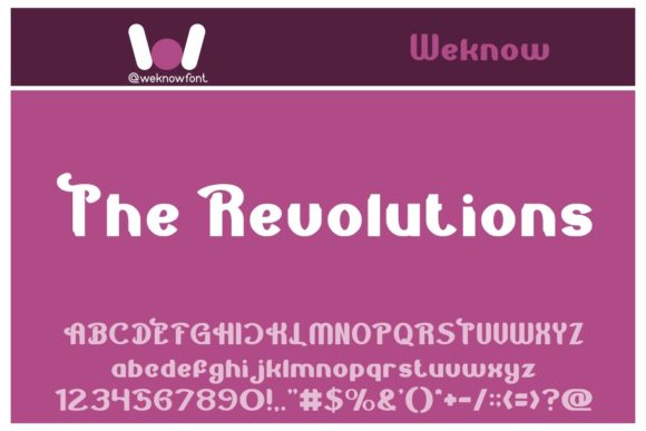 The Revolutions Font: Bold Style for Modern Creators