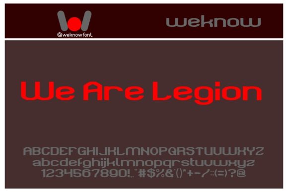 We Are Legion: The Bold Typeface for Brands That Demand Attention